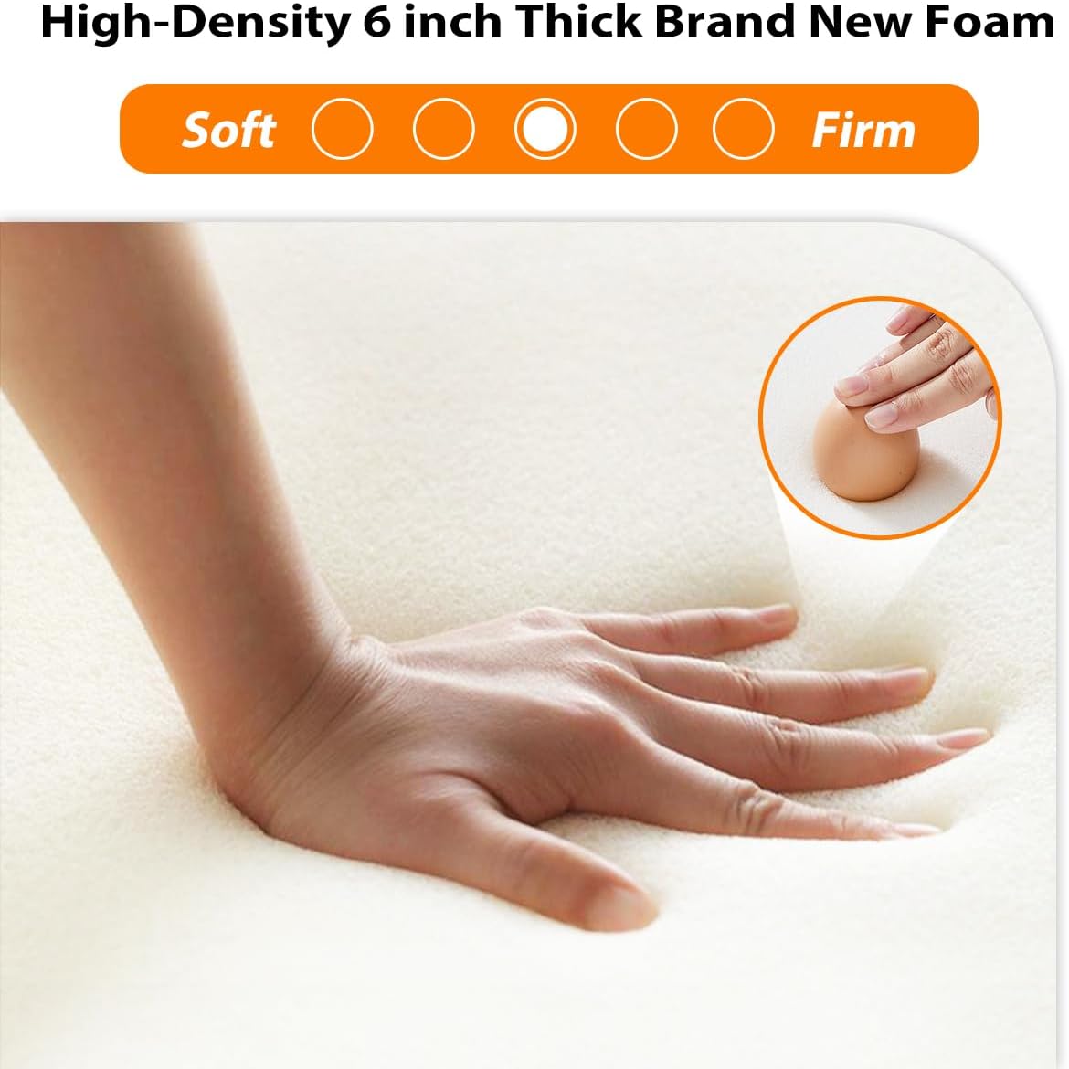 Sundale Outdoor Olefin Deep Seat Cushion Set of 2, Patio Chair Cushion and Pillow, Water-Resistant Sectional Sofa Pad with Straps Red, 24 x 24 x 6 Inches