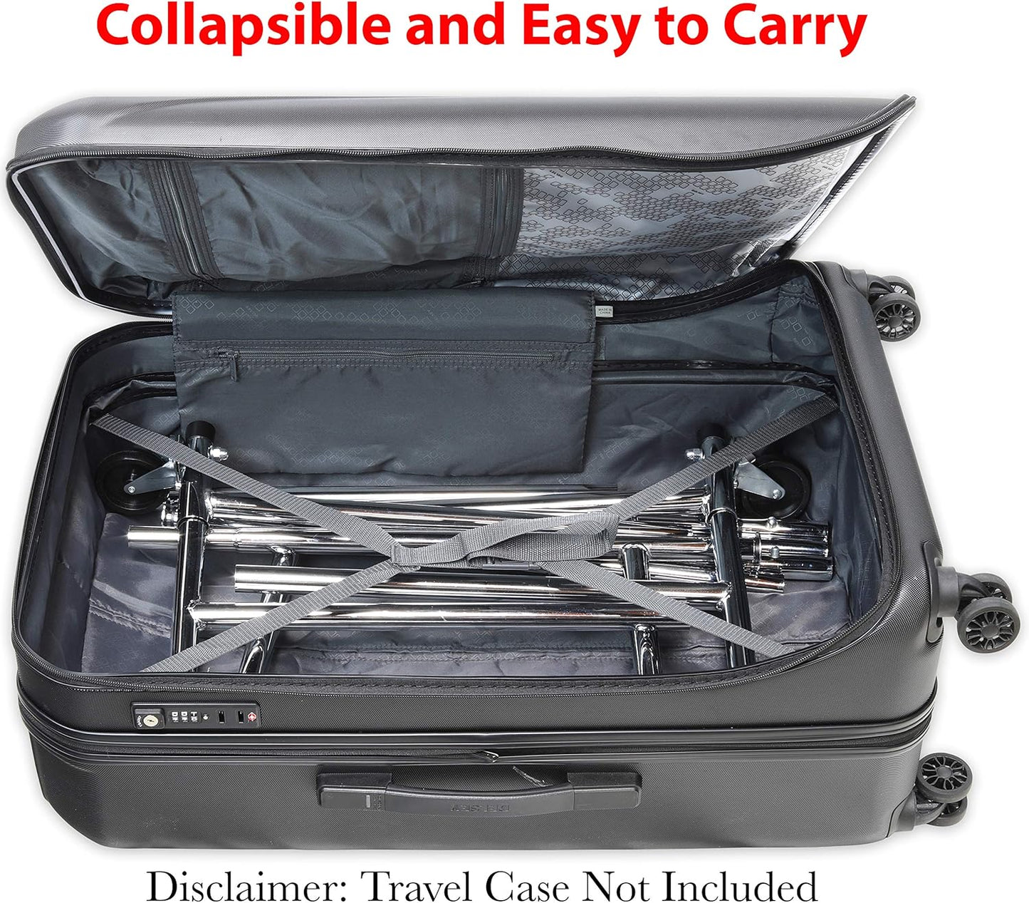 Simple Houseware Heavy Duty Clothing Garment Rack, Holds Up to 150 lbs, 42 to 67 Inches Extendable Rod, Chrome